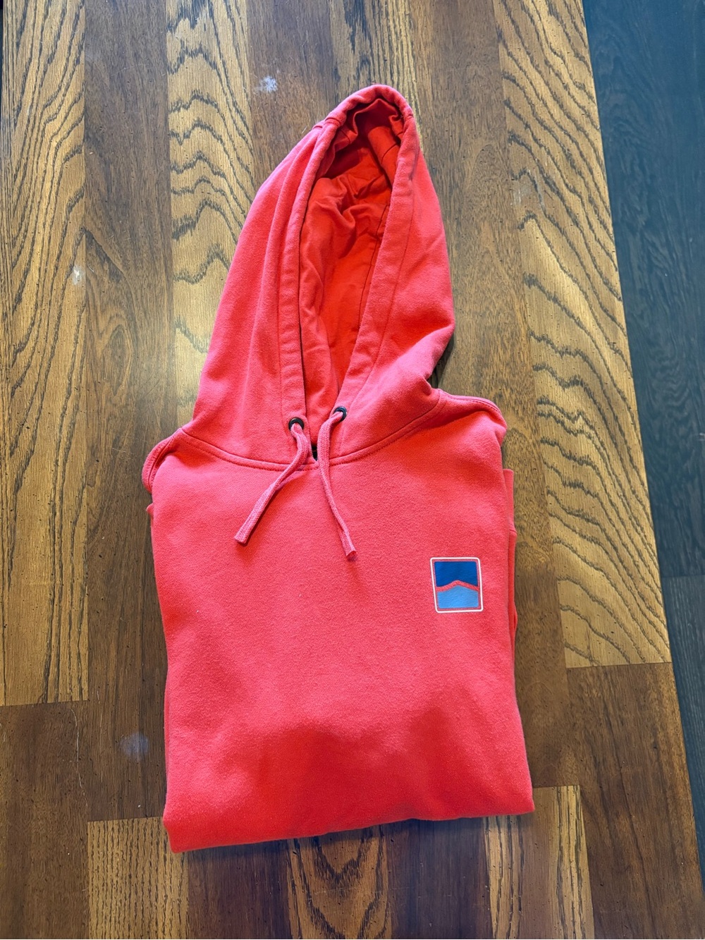 Vans Red Hoodie with Black Branding